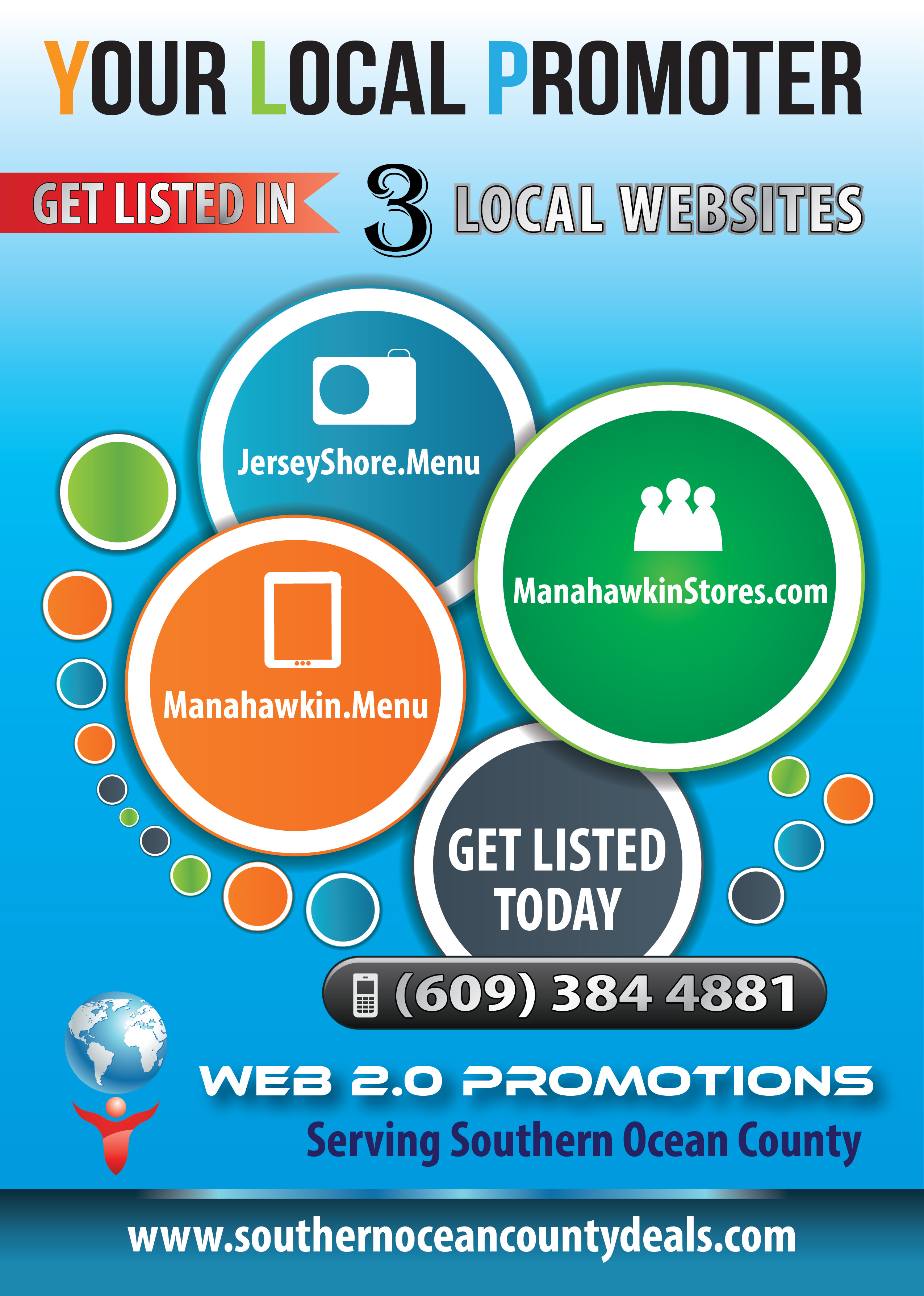Get Listed in the ALL New JerseyShore. Menu Website